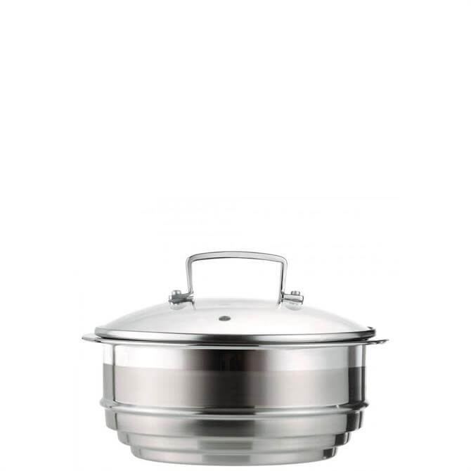 Le Creuset Stainless Steel Multi Steamer with Glass Lid
